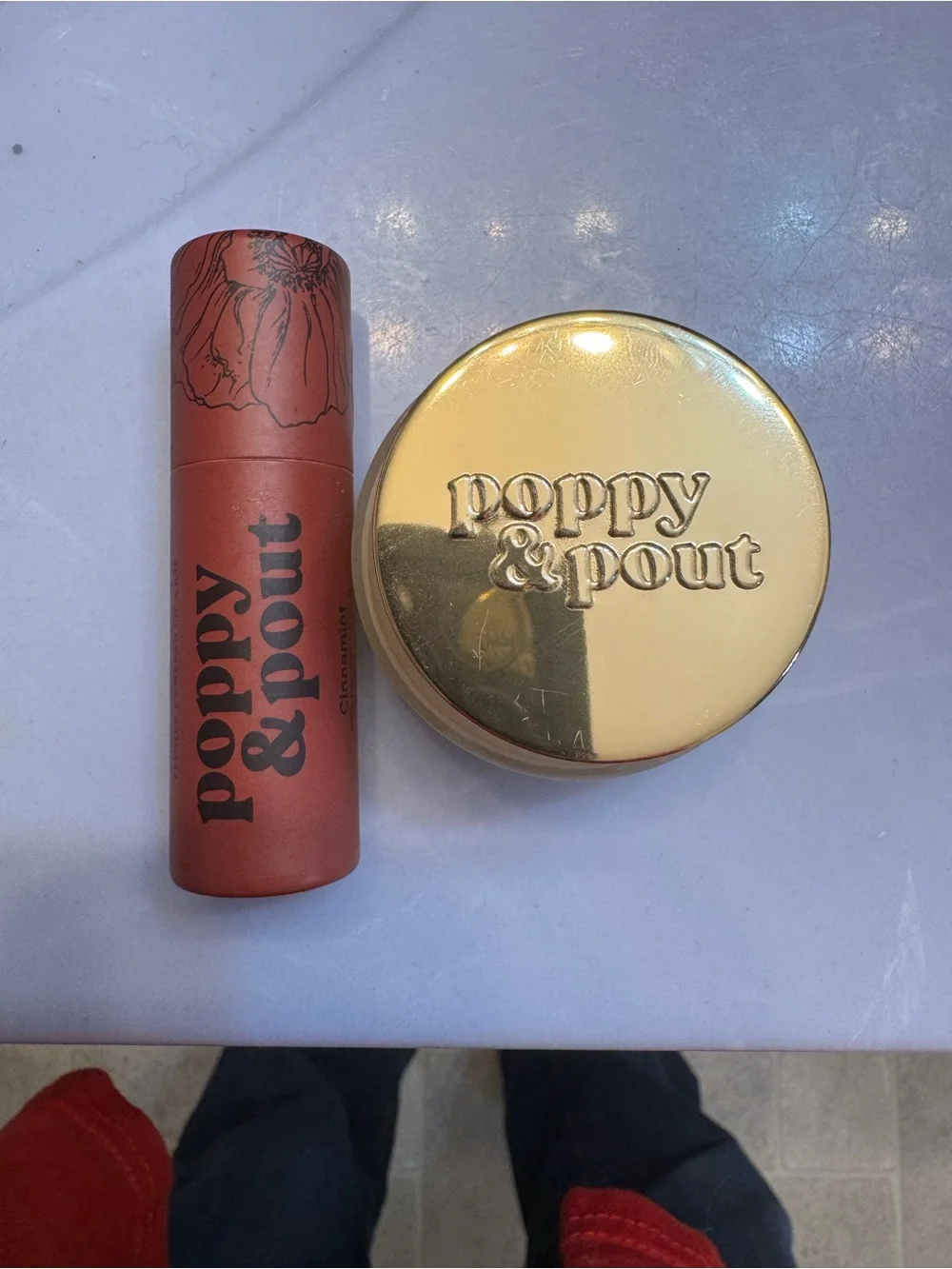 Poppy & Pout Lip Scrub and Lip Balm